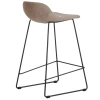 Hnědá látková barová židle Kave Home Zahara 76 cm II.