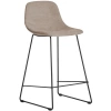 Hnědá látková barová židle Kave Home Zahara 65 cm III.