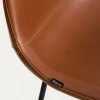Koňakově hnědá koženková barová židle Kave Home Zahara 76 cm III. -fv-interier-25