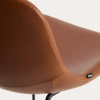 Koňakově hnědá koženková barová židle Kave Home Zahara 76 cm III. -fv-interier-25
