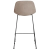Hnědá látková barová židle Kave Home Zahara 76 cm III.
