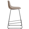 Hnědá látková barová židle Kave Home Zahara 76 cm III.