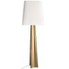 Zlato bílá stojací lampa Bizzotto Tripura 151 cm