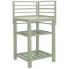 Zelený otevřený venkovní rohový kuchyňský modul Bizzotto Aria 62 cm