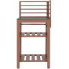 Terakotový otevřený venkovní rohový kuchyňský modul Bizzotto Aria 62 cm