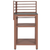 Terakotový otevřený venkovní rohový kuchyňský modul Bizzotto Aria 62 cm