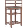 Terakotový otevřený venkovní rohový kuchyňský modul Bizzotto Aria 62 cm