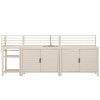 Béžový otevřený venkovní rohový kuchyňský modul Bizzotto Aria 62 cm