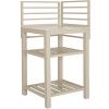 Béžový otevřený venkovní rohový kuchyňský modul Bizzotto Aria 62 cm