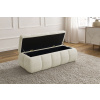 Bílá bouclé lavice Denali 144 cm s úložným prostorem -fv-interier-25