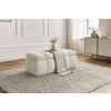 Bílá bouclé lavice Denali 144 cm s úložným prostorem -fv-interier-25