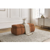 Terakotově oranžová bouclé lavice Denali 144 cm s úložným prostorem -fv-interier-25