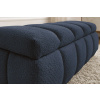 Tmavě modrá bouclé lavice Denali 144 cm s úložným prostorem -fv-interier-25