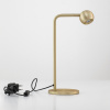 Zlatá kovová stolní LED lampa Nova Luce Sfera -fv-interier-25