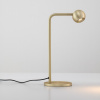 Zlatá kovová stolní LED lampa Nova Luce Sfera -fv-interier-25