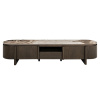 Hnědý TV stolek Richmond Langford 200 x 45 cm s keramickou deskou