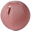 Růžový sedací / gymnastický míč VLUV NEW LEIV Ø 65 cm