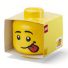 Žlutý úložný box ve tvaru hlavy LEGO® Silly 19 cm -fv-interier-25