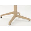 Béžový plastový skládací bistro stůl GEORGE ø 70cm -fv-interier-25