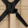Béžový plastový skládací bistro stůl GEORGE ø 70cm -fv-interier-25