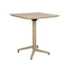 Béžový plastový skládací bistro stůl GEORGE ø 70cm