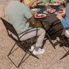 Tmavě hnědá skládací zahradní židle Fermob Plein Air s područkami -fv-interier-25