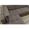 Hnědá bouclé rohová rozkládací pohovka Fuji 282 cm, levá -fv-interier-25