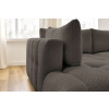 Hnědá bouclé rohová rozkládací pohovka Fuji 282 cm, levá -fv-interier-25