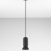 Černé keramické závěsné světlo Nova Luce Parlo 11 cm -fv-interier-25