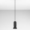 Černé keramické závěsné světlo Nova Luce Parlo 11 cm -fv-interier-25