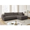Hnědá bouclé rohová rozkládací pohovka Fuji 282 cm, pravá -fv-interier-25