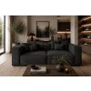 Černá čalouněná čtyřmístná pohovka Cosmopolitan Design Aveiro 236 cm -fv-interier-25