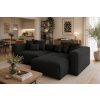 Černá čalouněná rohová pohovka Cosmopolitan Design Aveiro 254 cm, pravá -fv-interier-25