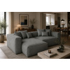 Šedá čalouněná rohová pohovka Cosmopolitan Design Aveiro 254 cm, levá -fv-interier-25