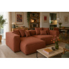 Terakotově oranžová čalouněná rohová pohovka Cosmopolitan Design Aveiro 254 cm, levá -fv-interier-25