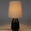 Bílá stolní lampa AYSA s černou podstavou -fv-interier-25