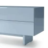 Lesklý modrý TV stolek Glam 160 x 38 cm -fv-interier-25