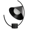 Černá kovová stolní lampa Angel Cerdá No. 8117