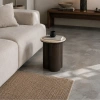Béžový mramorový odkládací stolek Unique Furniture Piazze 45 cm -fv-interier-25