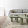 Lesklý zelený konferenční stolek Lecrel ⌀60 cm -fv-interier-25
