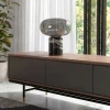 Kouřově šedá skleněná stolní lampa Angel Cerdá No. 8086 -fv-interier-25