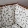 Šedo-bílý bavlněný mantinel do postýlky Quax Natural 172 cm -fv-interier-25