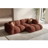 Terakotově oranžová čalouněná rohová pohovka Cosmopolitan Design Loretto 250 cm, pravá -fv-interier-25