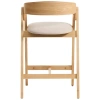 Dřevěná barová židle Kave Home Godia 65 cm