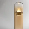 Zlaté skleněné závěsné LED světlo Nova Luce Norma 8 cm -fv-interier-25