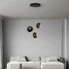 Černo-zlaté kovové závěsné LED světlo Nova Luce Shell 48 cm -fv-interier-25