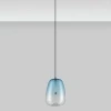 Modré skleněné závěsné LED světlo Nova Luce Oblo 16 cm -fv-interier-25