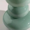 Zelená skleněná váza TOWER 30 cm -fv-interier-25
