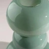 Zelená skleněná váza TOWER 30 cm -fv-interier-25