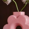 Růžová skleněná váza BLOMSTRA 22 cm -fv-interier-25